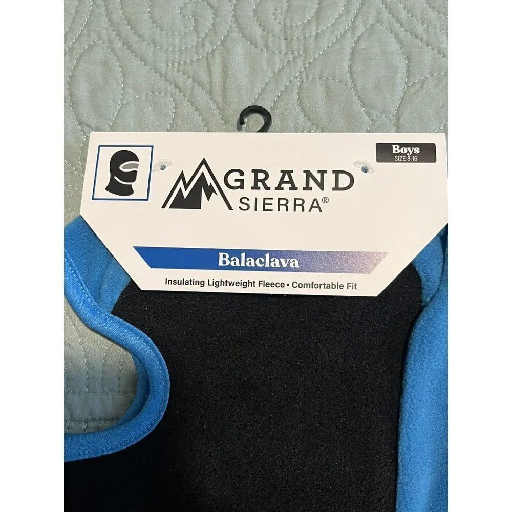 Grand Sierra Youth Boys Balaclava Blue Fleece